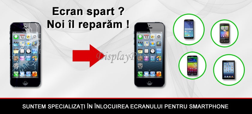 repar display, schimb display spart